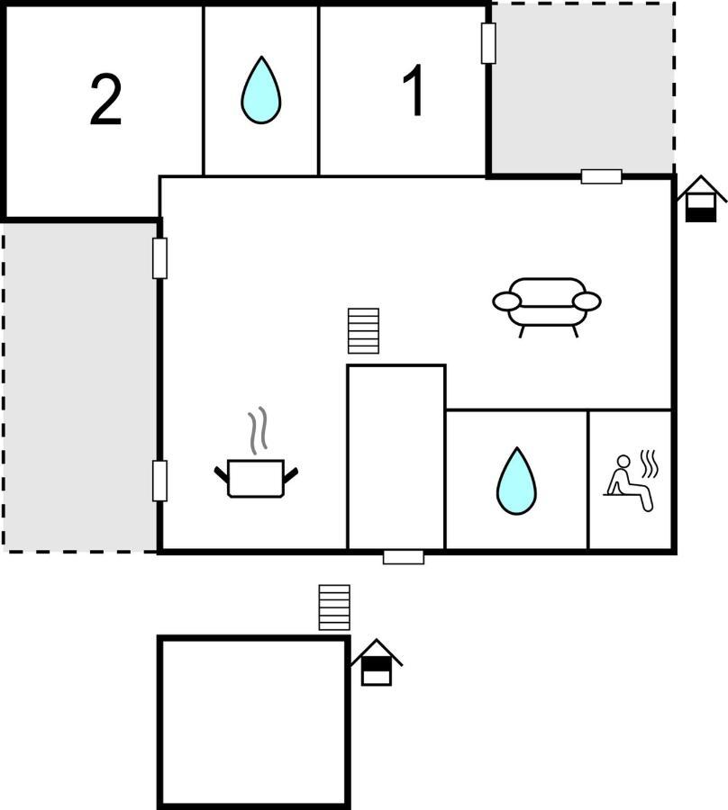 2 Bedroom Cozy Home In Lembruch-Duemmer See Extérieur photo